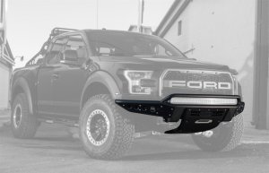 Ford F-150 Raptor Front Bumper - Addictive Desert Designs - Stealth R - Hammer Black - `17-`18